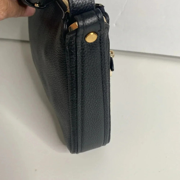 KATE SPADE Black Pebbled Leather Crossbody Bag - Picture 3 of 9